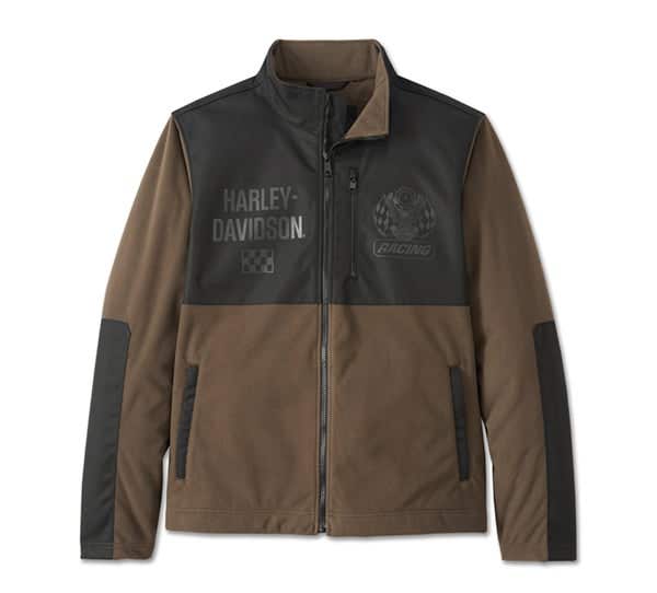 HARLEY-DAVIDSON MENS FLEX LAYERING SYSTEM FLEECE ZIP MID LAYER