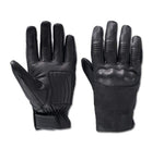 HARLEY-DAVIDSON MENS GILD WATERPROOF LEATHER GLOVES