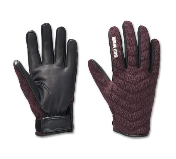 HARLEY-DAVIDSON WOMENS H-D DYNA KNIT RIDING GLOVES