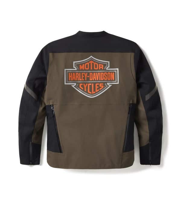 HARLEY-DAVIDSON MENS WATERPROOF TEXTILE RIDING JACKET
