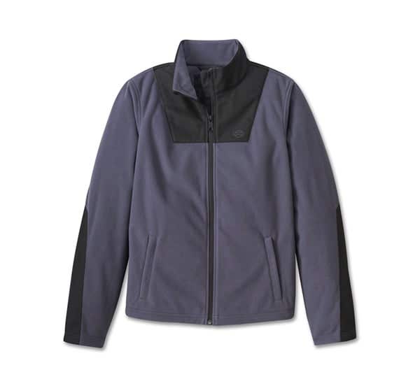 HARLEY-DAVIDSON WOMENS FLEX LAYERING SYSTEM FLEECE ZIP MID LAYER