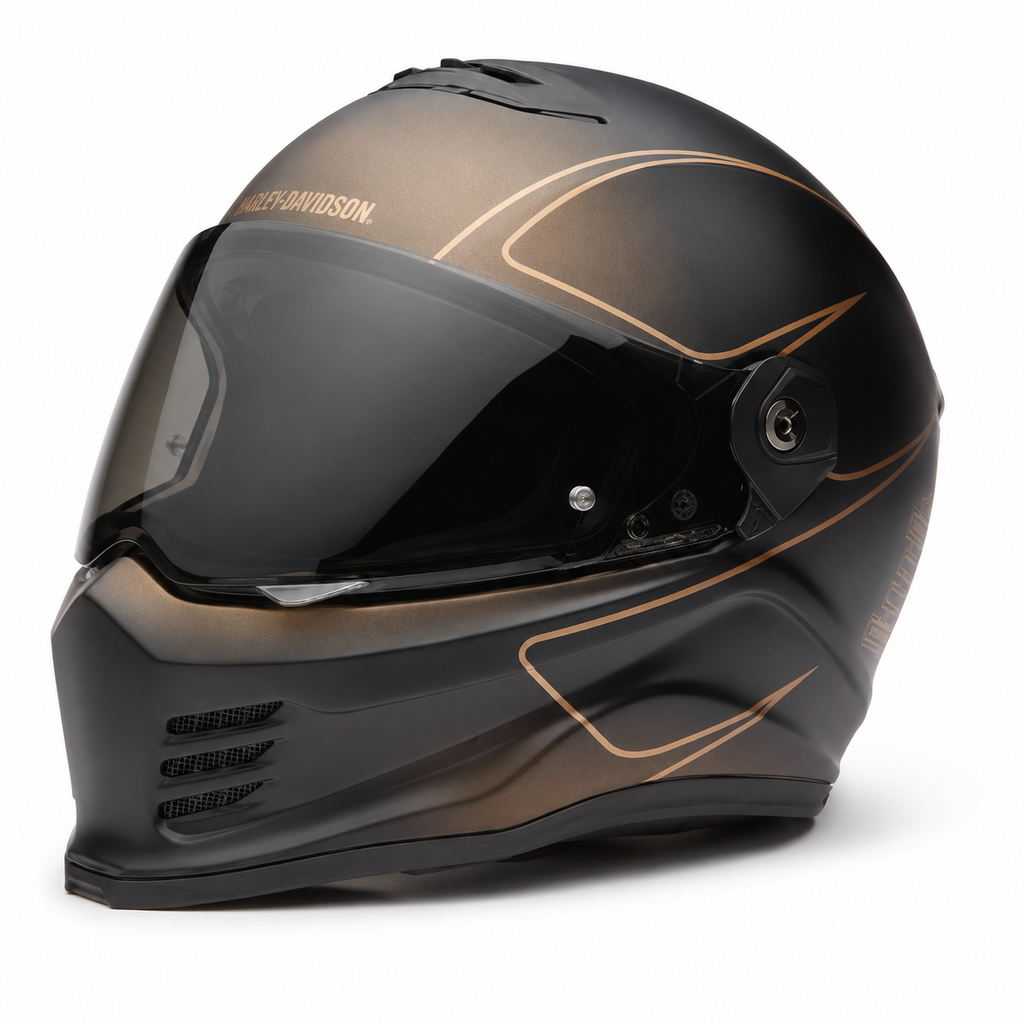 Harley-Davidson Willie G Dark Custom Division X15 Full Face Helmet