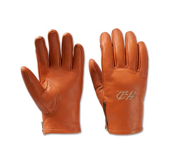 HARLEY-DAVIDSON WOMENS DISCORD LEATHER GLOVE