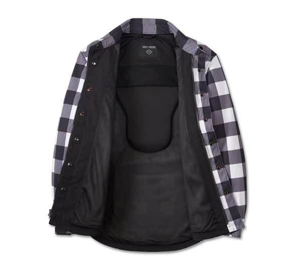 HARLEY-DAVIDSON MENS OPERATIVE MESH RIDING SHIRT JACKET