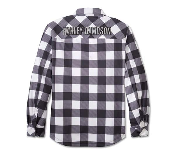 HARLEY-DAVIDSON MENS OPERATIVE MESH RIDING SHIRT JACKET