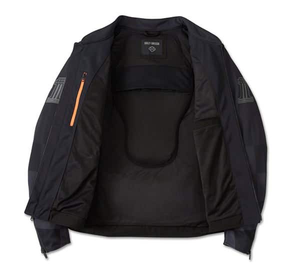 HARLEY-DAVIDSON MENS ZEPHYR 2.0 MESH RIDING JACKET