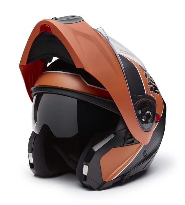 HARLEY-DAVIDSON EVO X17 SUNSHIELD MODULAR HELMET (DOT&ECE)