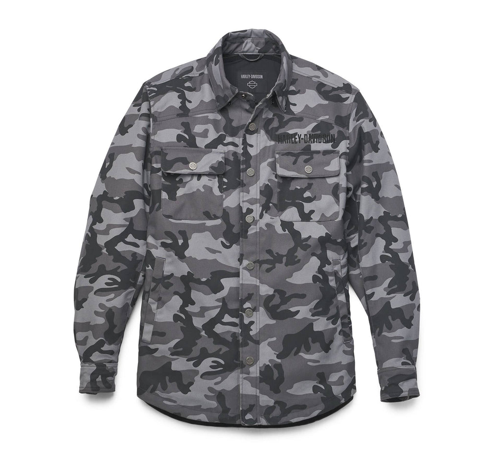 HARLEY-DAVIDSON MENS OPERATIVE SNAP RIDING SHIRT