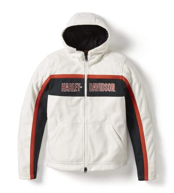 HARLEY-DAVIDSON WOMENS TRENTON DEFLECTOR 2.0 HOODED RIDING FLEECE