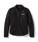 HARLEY-DAVIDSON WOMENS WILLIE G SKULL GRAPHIC OPERATIVE MESH RIDING SHIRT JACKET