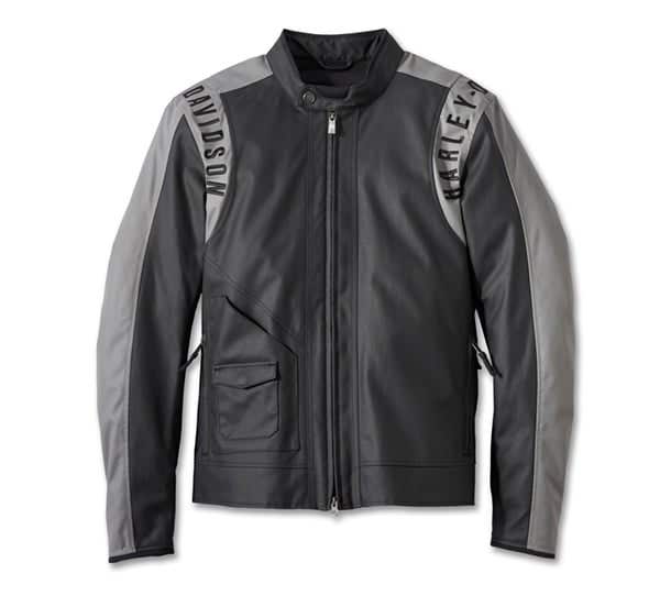 HARLEY-DAVIDSON MENS 120TH ANNIVERSARY IMPRINT RIDING JACKET
