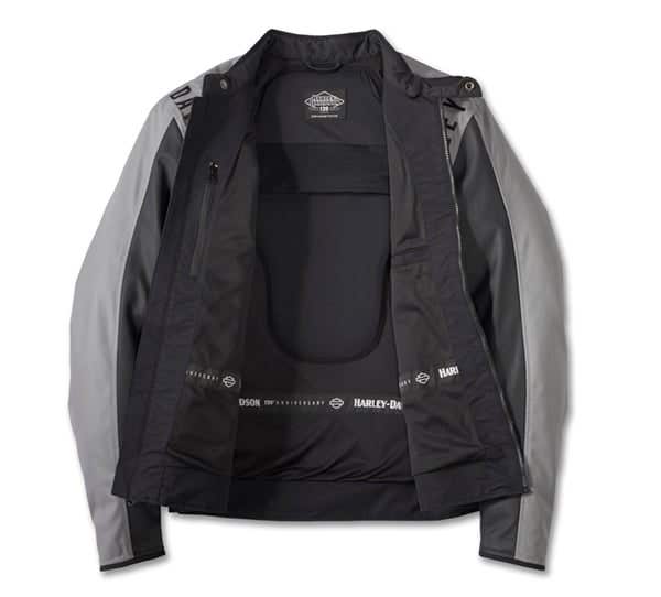 HARLEY-DAVIDSON MENS 120TH ANNIVERSARY IMPRINT RIDING JACKET
