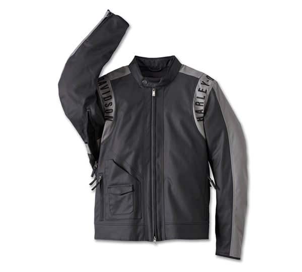 HARLEY-DAVIDSON MENS 120TH ANNIVERSARY IMPRINT RIDING JACKET