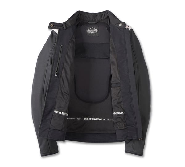 HARLEY-DAVIDSON WOMENS 120TH ANNIVERSARY IMPRINT RIDING JACKET