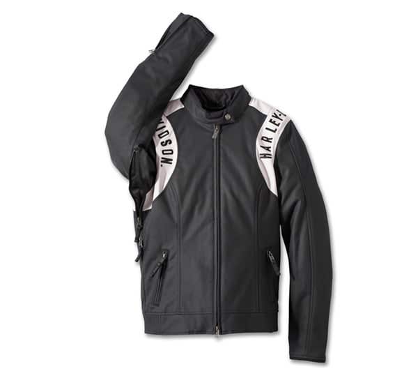 HARLEY-DAVIDSON WOMENS 120TH ANNIVERSARY IMPRINT RIDING JACKET