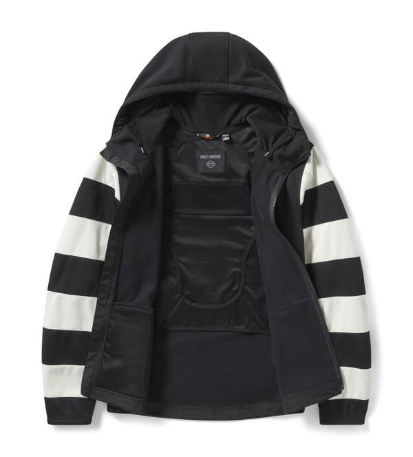 HARLEY-DAVIDSON MENS H-D DEFLECTOR 2.0 HOODED RIDING FLEECE