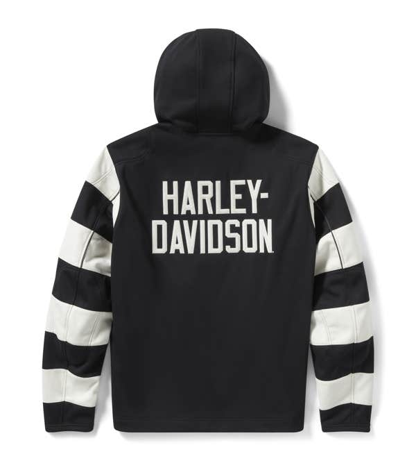 HARLEY-DAVIDSON MENS H-D DEFLECTOR 2.0 HOODED RIDING FLEECE