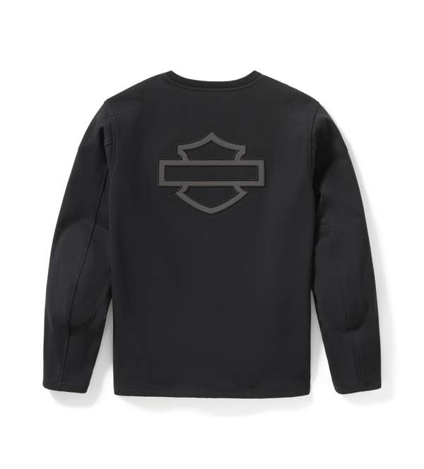 HARLEY-DAVIDSON MENS H-D DEFLECTOR CREW RIDING FLEECE