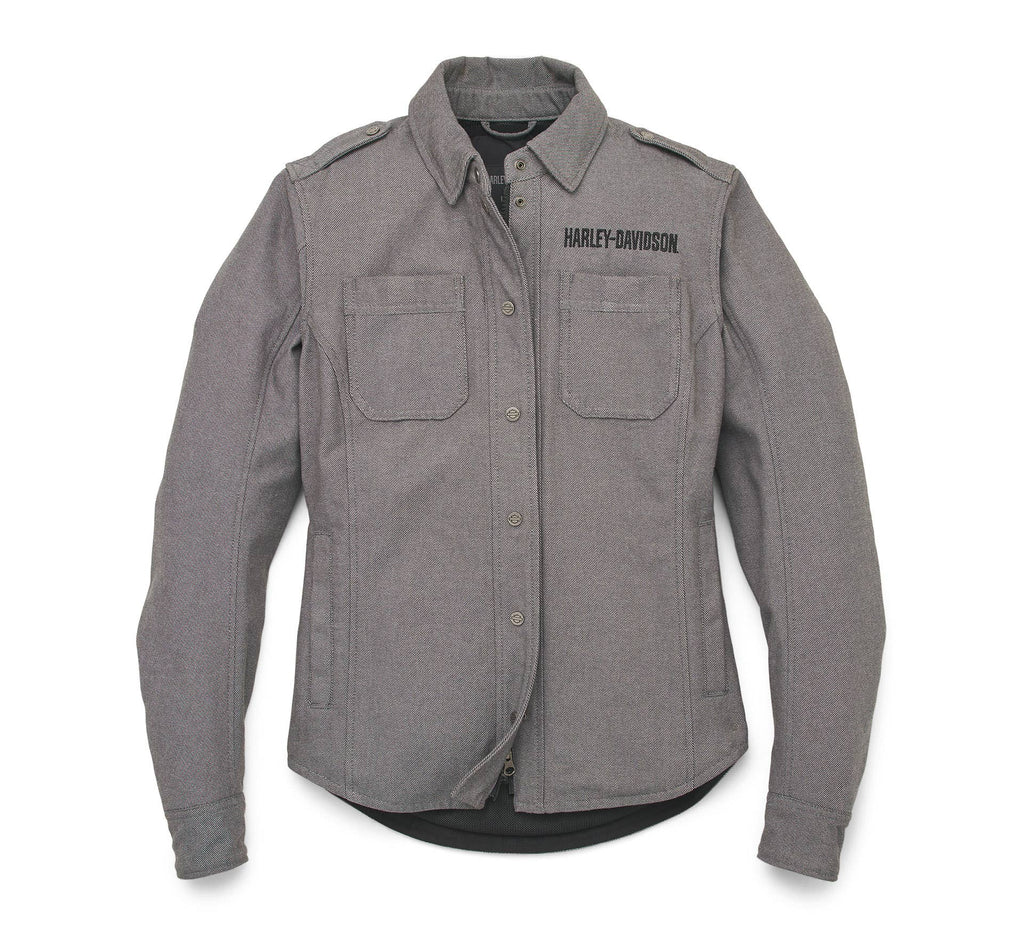 HARLEY-DAVIDSON WOMENS OPERATIVE RIDING SHIRT JACKET