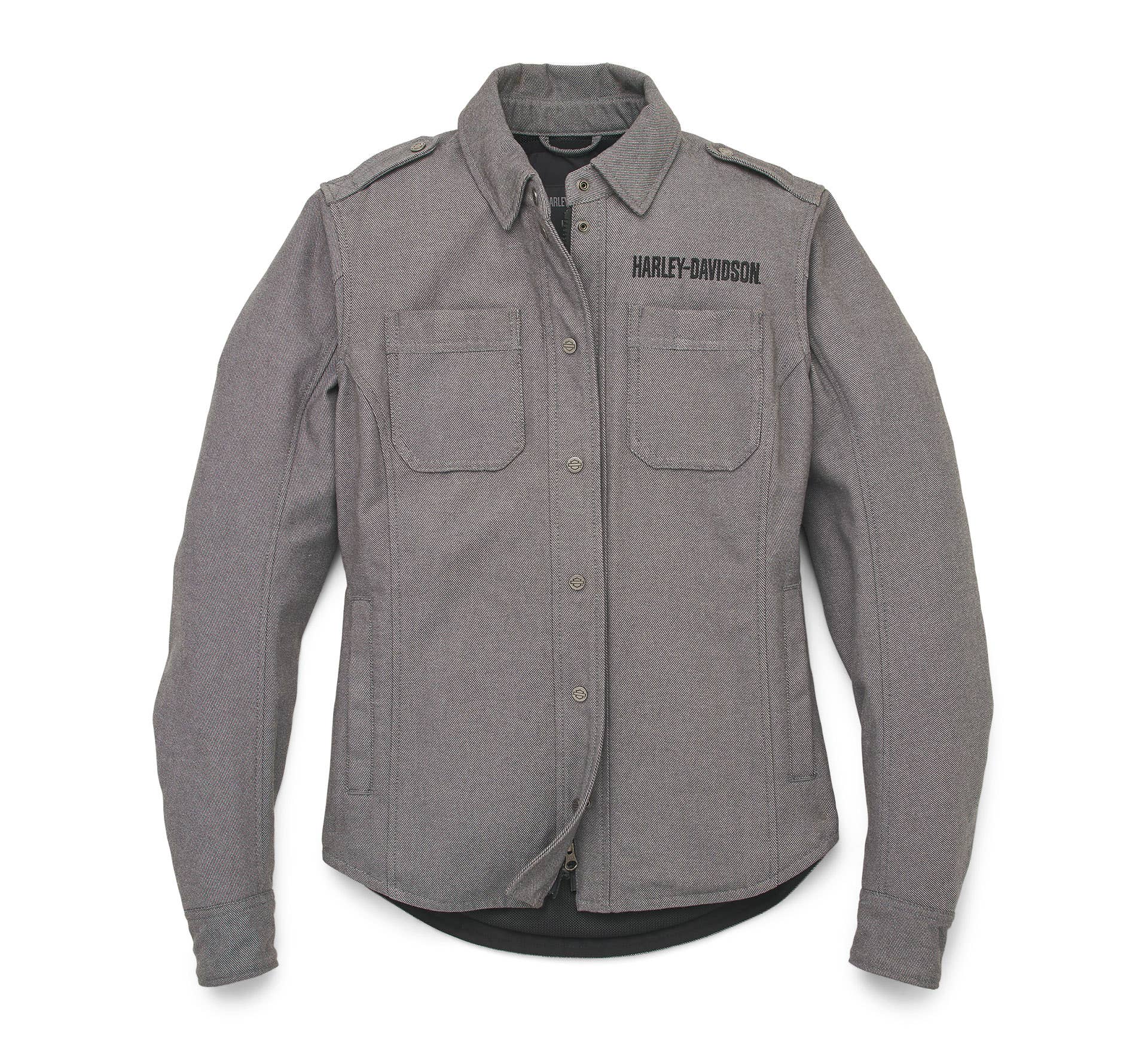 HARLEY-DAVIDSON WOMENS OPERATIVE RIDING SHIRT JACKET