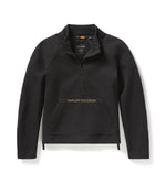 HARLEY-DAVIDSON WOMENS H-D DEFLECTOR HALF ZIP RIDING FLEECE