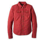 HARLEY-DAVIDSON WOMENS 120TH ANNIVERSARY OPERATIVE RIDING SHIRT JACKET