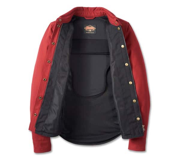 HARLEY-DAVIDSON WOMENS 120TH ANNIVERSARY OPERATIVE RIDING SHIRT JACKET