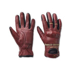 HARLEY-DAVIDSON WOMENS 120TH ANNIVERSARY CYCLE QUEEN LEATHER GLOVES