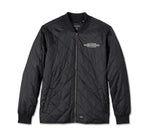 HARLEY-DAVIDSON MENS OLD ENGLISH STACKED BAR & SHIELD JACKET