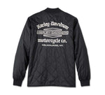 HARLEY-DAVIDSON MENS OLD ENGLISH STACKED BAR & SHIELD JACKET