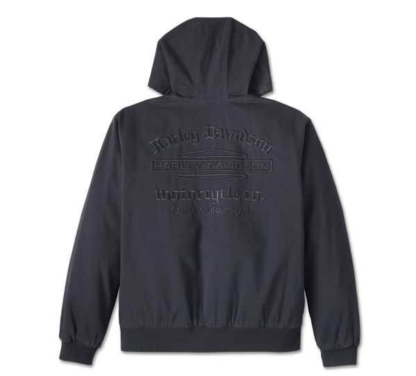 HARLEY-DAVIDSON MENS BAR & SHIELD WORKWEAR HOODED JACKET