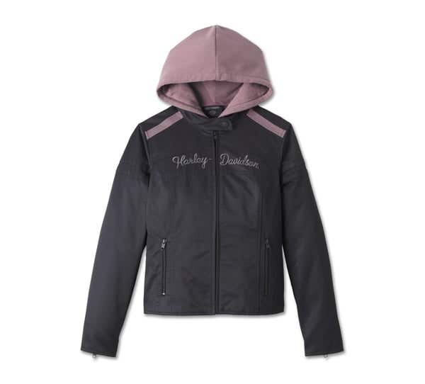 HARLEY-DAVIDSON WOMENS MISS ENTHUSIAST 3-IN-1 JACKET