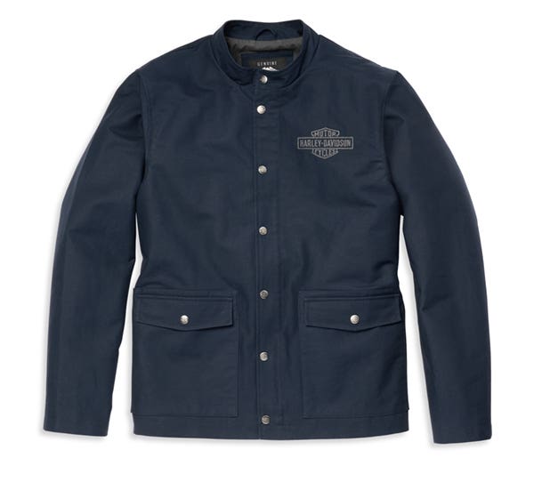 HARLEY-DAVIDSON MENS CHAINSTITCH EMBROIDERY TWILL JACKET