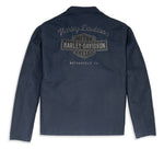HARLEY-DAVIDSON MENS CHAINSTITCH EMBROIDERY TWILL JACKET