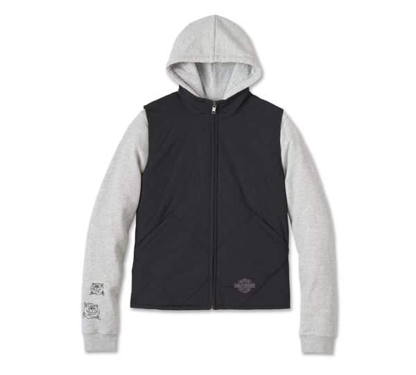 HARLEY-DAVIDSON WOMENS ROSEBUD 3-IN-1 JACKET