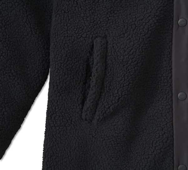 HARLEY-DAVIDSON WOMENS REVERSIBLE QUILTED SHERPA COAT