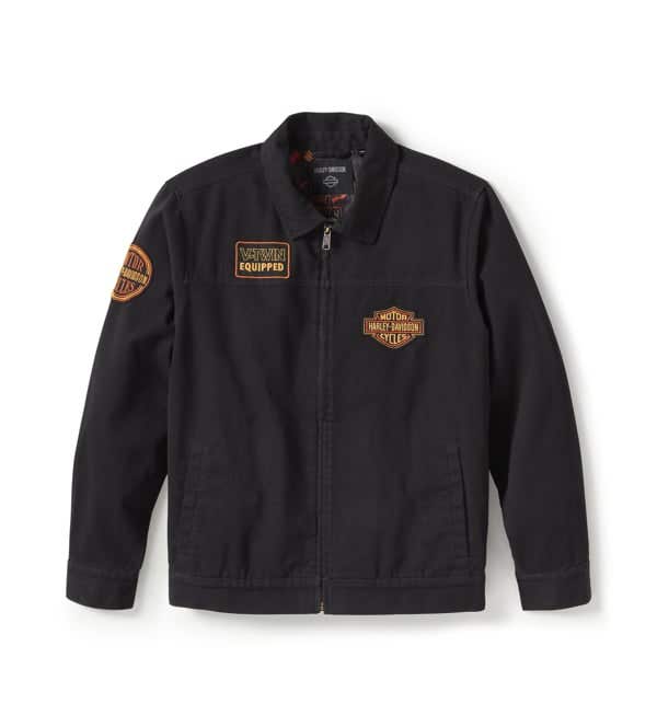HARLEY-DAVIDSON MENS IRON BOND II TWILL JACKET