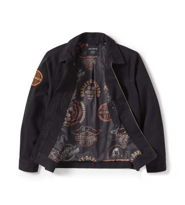 HARLEY-DAVIDSON MENS IRON BOND II TWILL JACKET