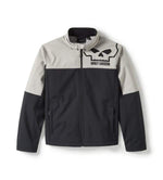 HARLEY-DAVIDSON MENS WILLIE G SKULL WATER REPELLENT SOFTSHELL JACKET