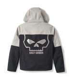 HARLEY-DAVIDSON MENS WILLIE G SKULL WATER REPELLENT SOFTSHELL JACKET