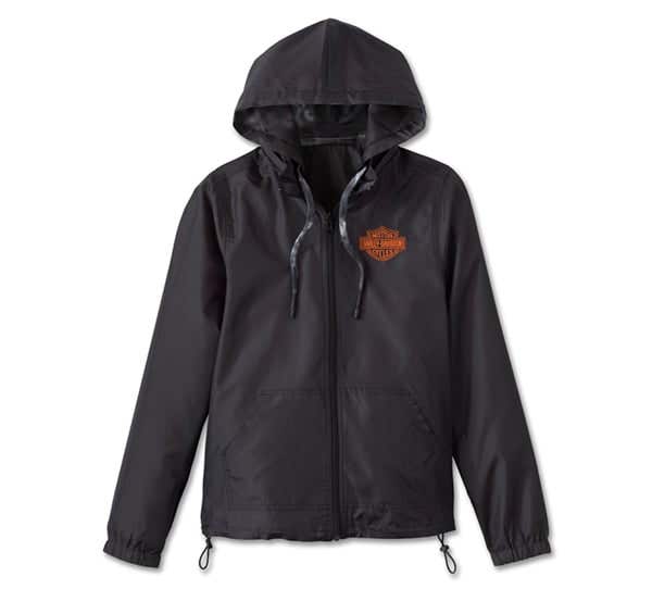 HARLEY-DAVIDSON WOMENS BAR & SHIELD TIE DYE REVERSIBLE JACKET