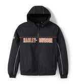 HARLEY-DAVIDSON MENS IDYLL WINDPROOF SOFT SHELL JACKET