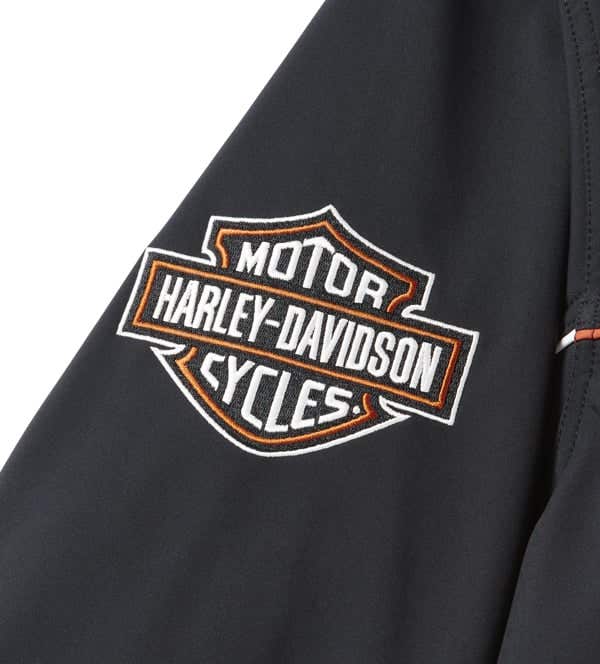 HARLEY-DAVIDSON MENS IDYLL WINDPROOF SOFT SHELL JACKET