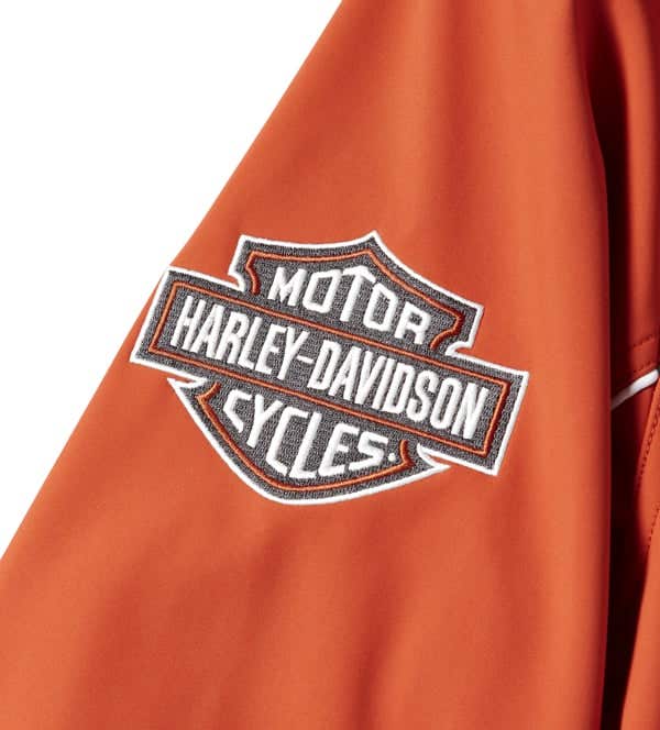 HARLEY-DAVIDSON MENS IDYLL WINDPROOF SOFT SHELL JACKET