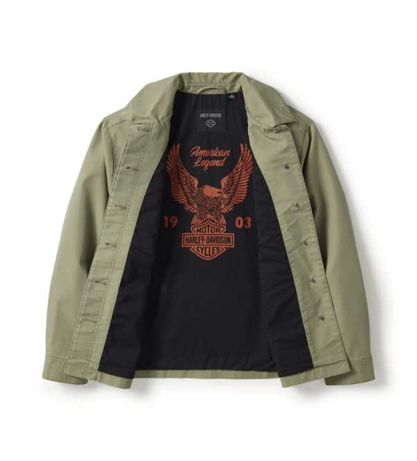 HARLEY-DAVIDSON WOMENS HERITAGE TWILL UTILITY JACKET