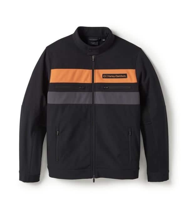 HARLEY-DAVIDSON MENS TECH SOFT SHELL MESH JACKET