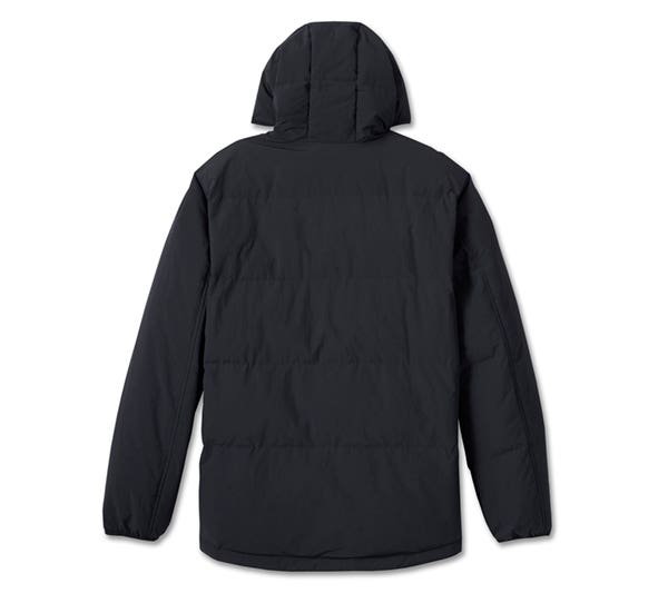 HARLEY-DAVIDSON MENS BAR & SHIELD HOODED PUFFER