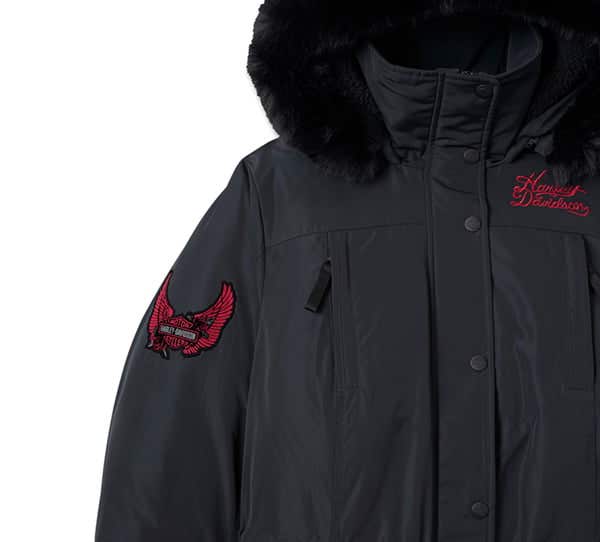 HARLEY-DAVIDSON WOMENS JUNEAU PARKA JACKET