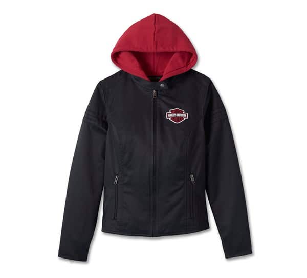 HARLEY-DAVIDSON WOMENS MISS ENTHUSIAST 3-IN-1 JACKET