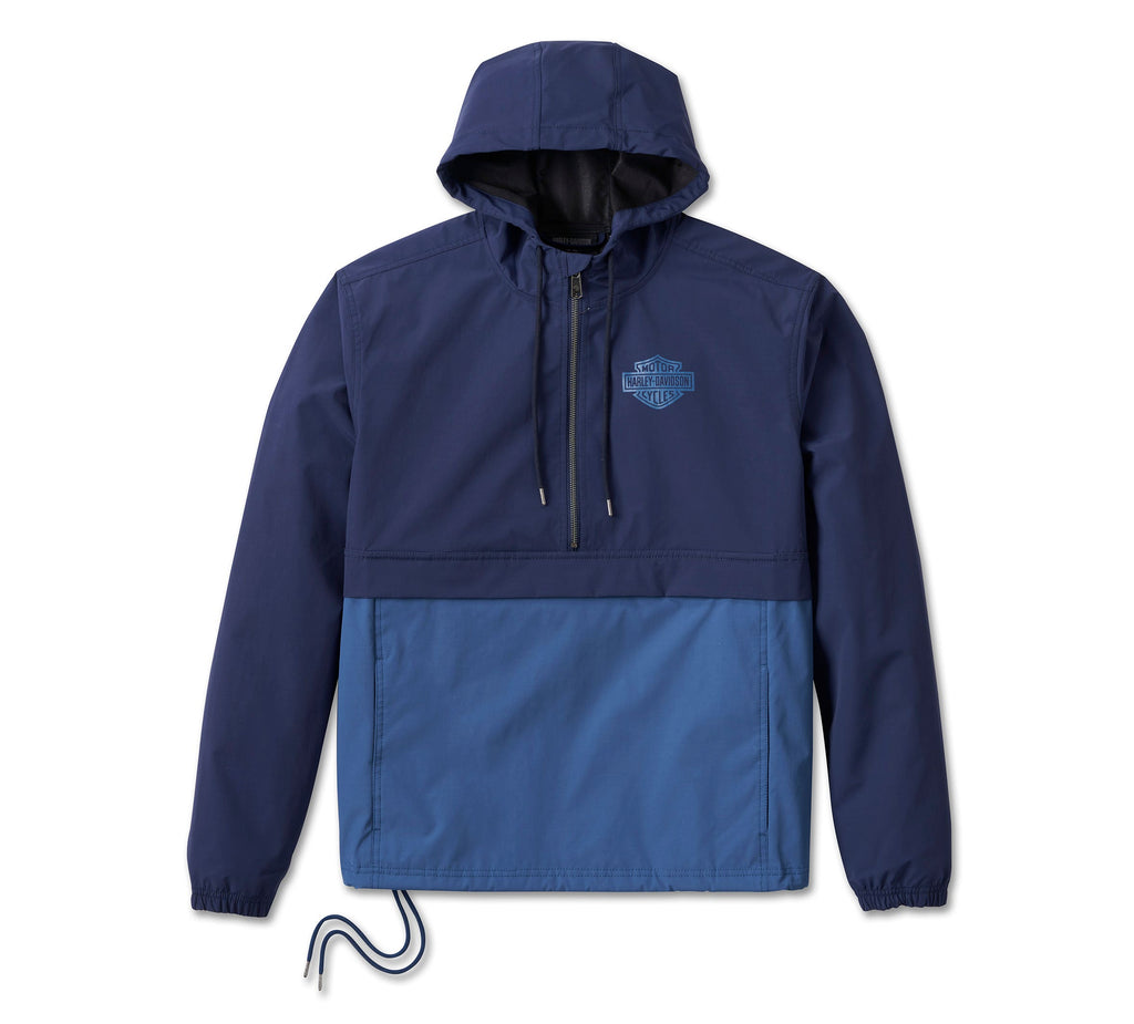 HARLEY-DAVIDSON MENS ESSENTIAL COLORBLOCK ANORAK
